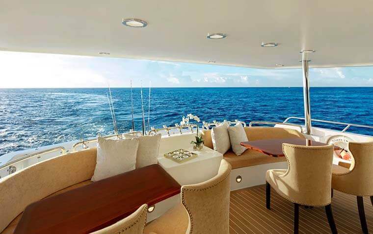 Yachts Northern Dream terrace 130ft